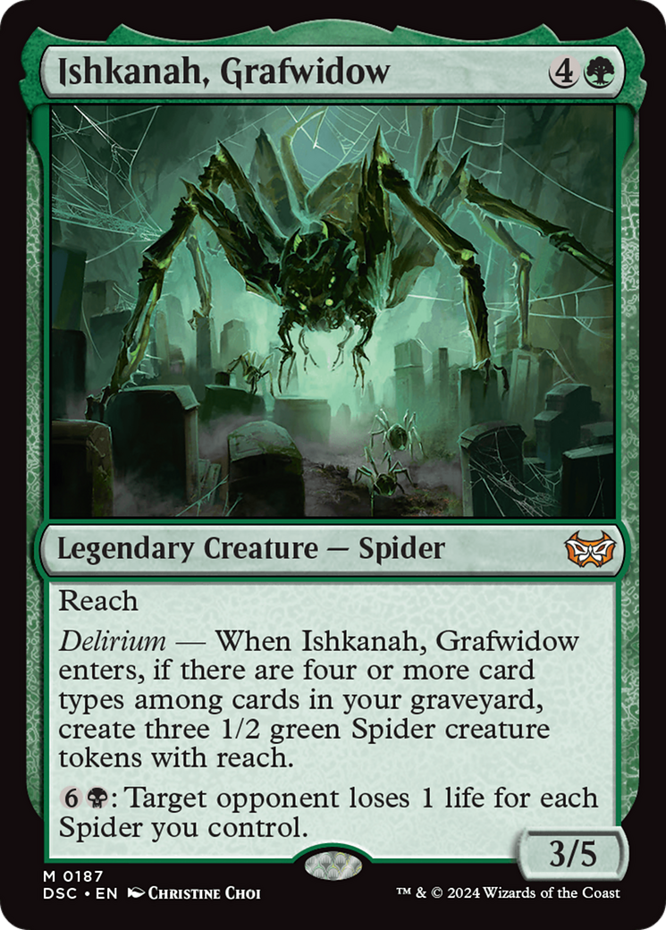 Ishkanah, Grafwidow [Duskmourn: House of Horror Commander] | D20 Games