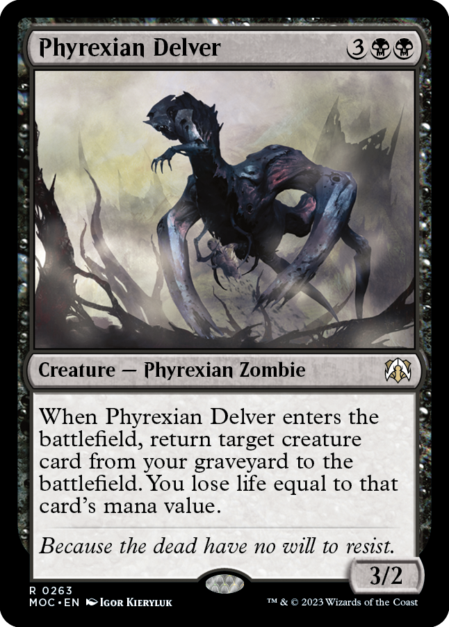 Phyrexian Delver [March of the Machine Commander] | D20 Games