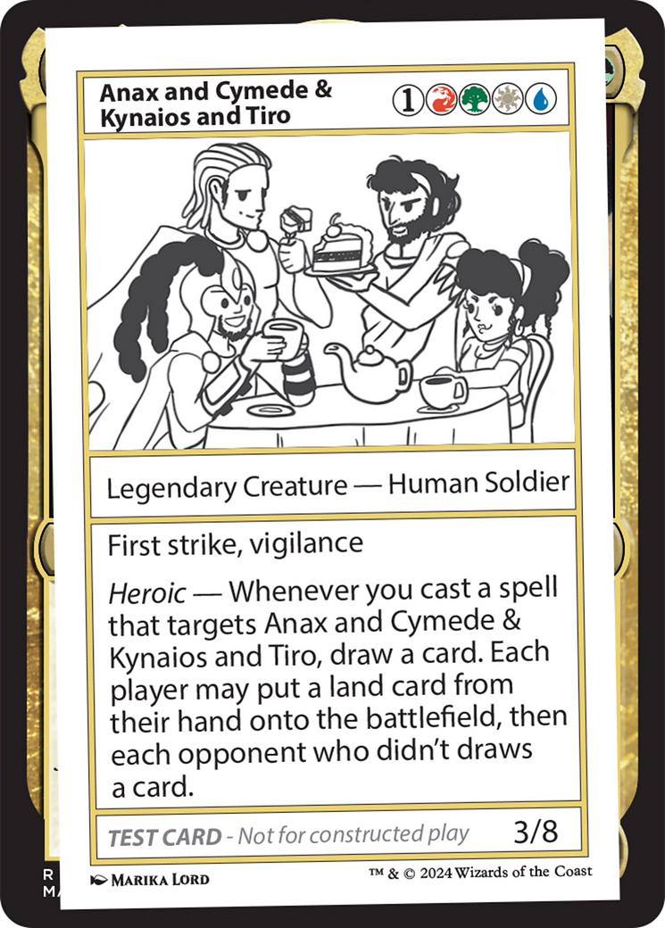 Anax and Cymede & Kynaios and Tiro [Mystery Booster 2 Playtest Cards] | D20 Games