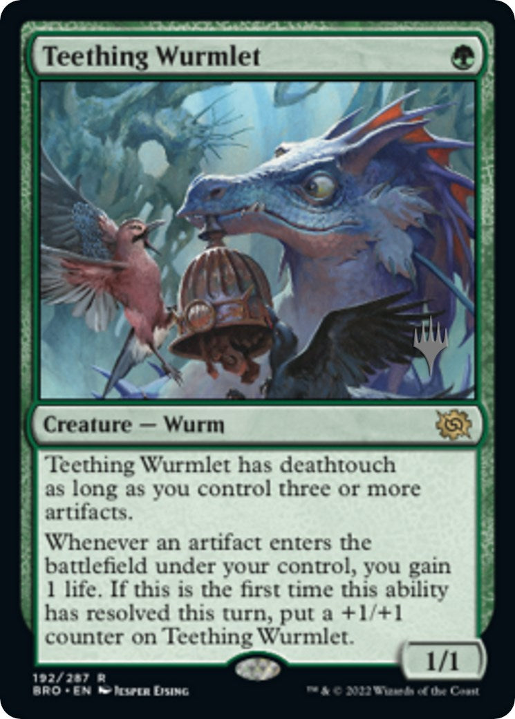 Teething Wurmlet (Promo Pack) [The Brothers' War Promos] | D20 Games