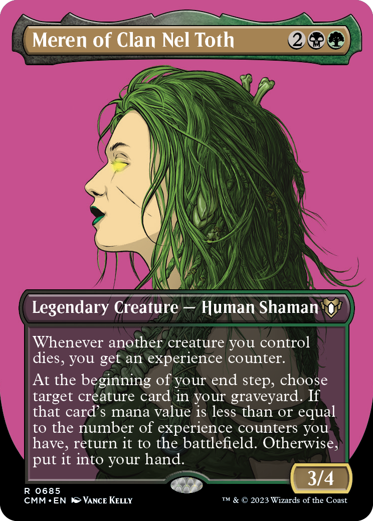 Meren of Clan Nel Toth (Borderless Profile) [Commander Masters] | D20 Games