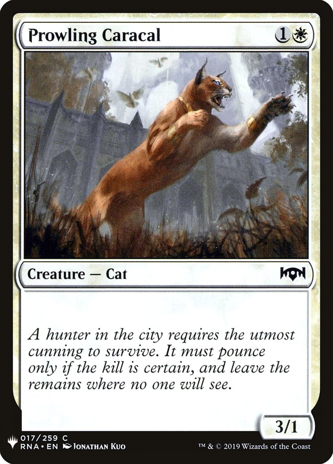 Prowling Caracal [Mystery Booster] | D20 Games