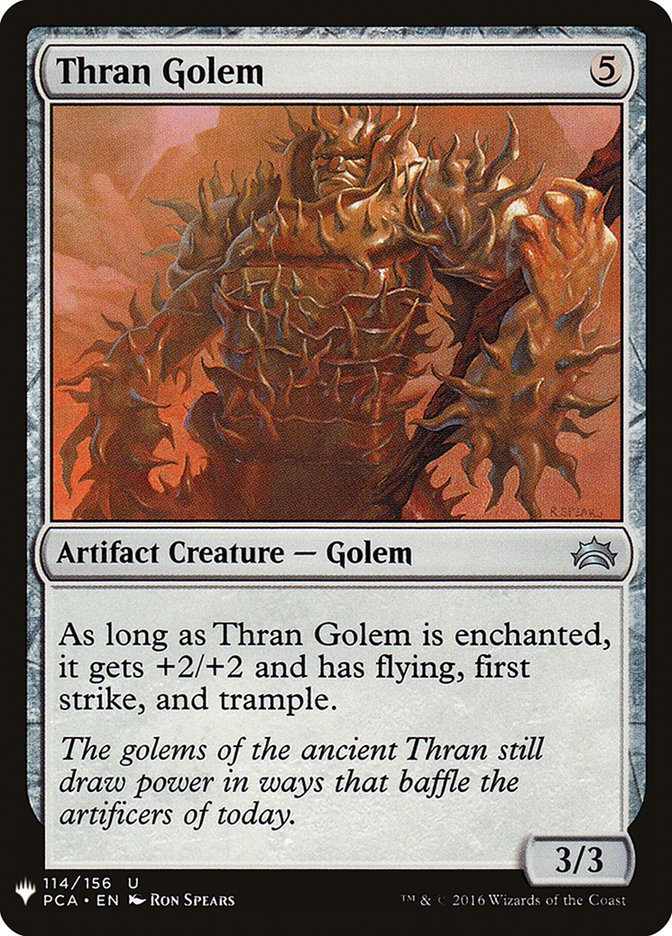 Thran Golem [Mystery Booster] | D20 Games