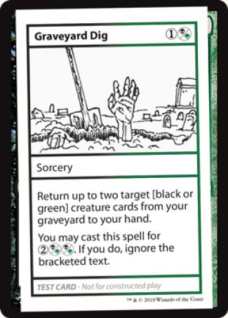 Graveyard Dig (2021 Edition) [Mystery Booster Playtest Cards] | D20 Games