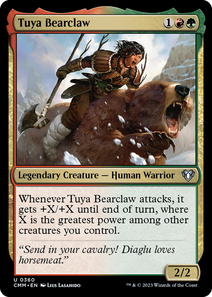 Tuya Bearclaw [Commander Masters] | D20 Games