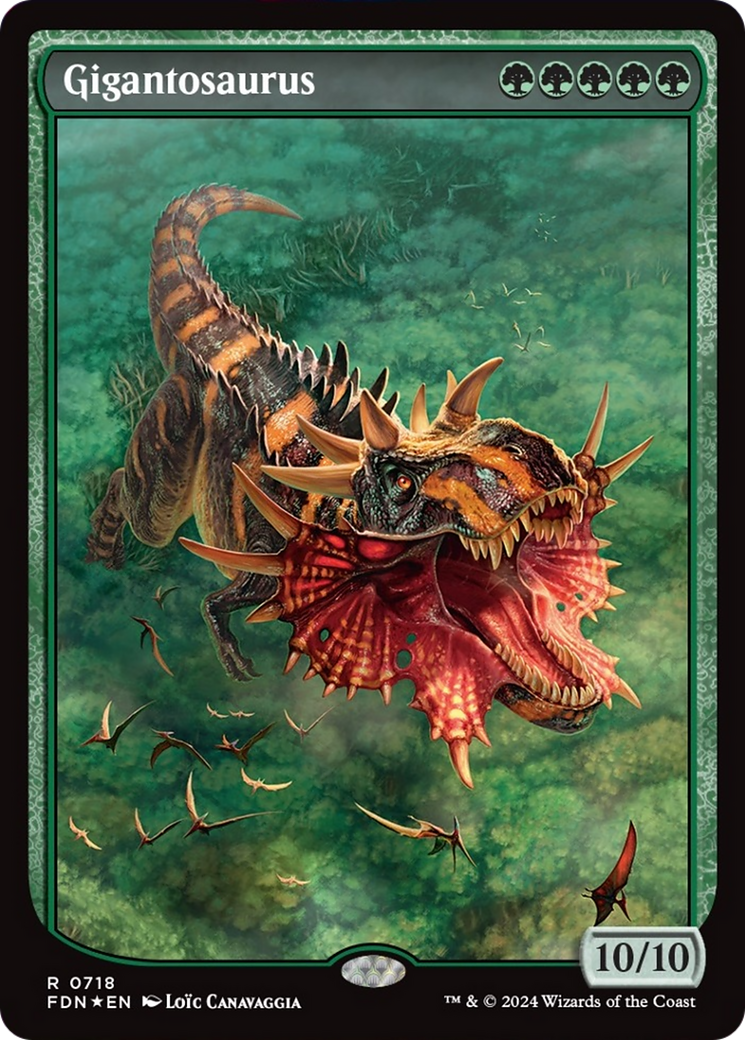 Gigantosaurus (Full Art) [Foundations] | D20 Games