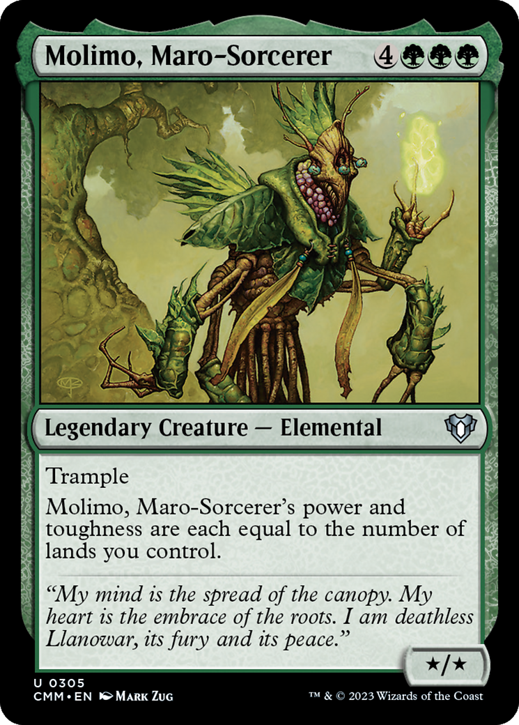 Molimo, Maro-Sorcerer [Commander Masters] | D20 Games