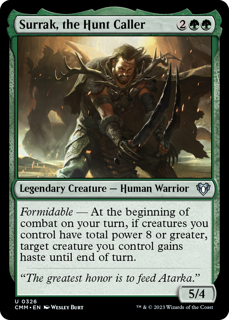 Surrak, the Hunt Caller [Commander Masters] | D20 Games