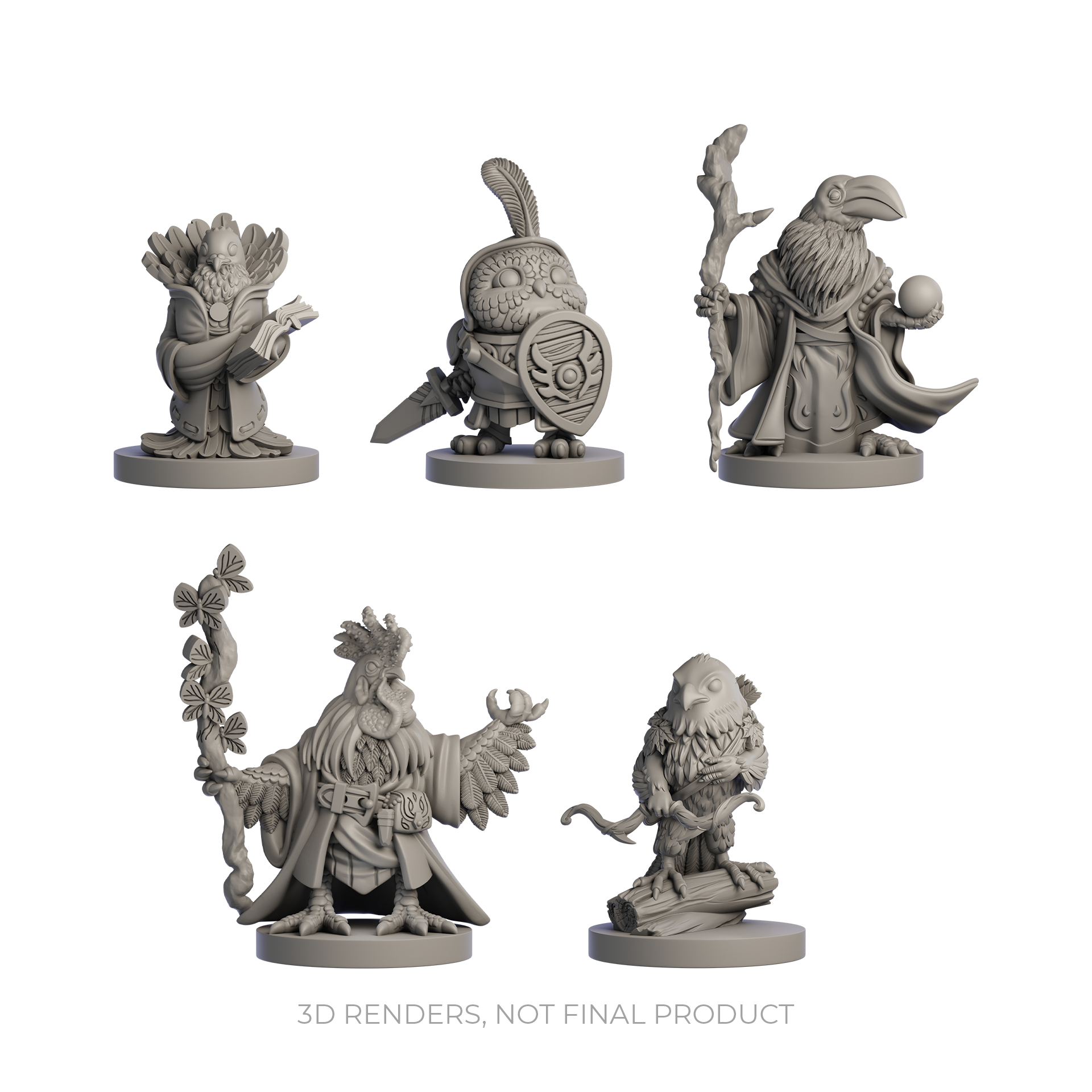 Humblewood Minis: Heroes of Humblewood | D20 Games