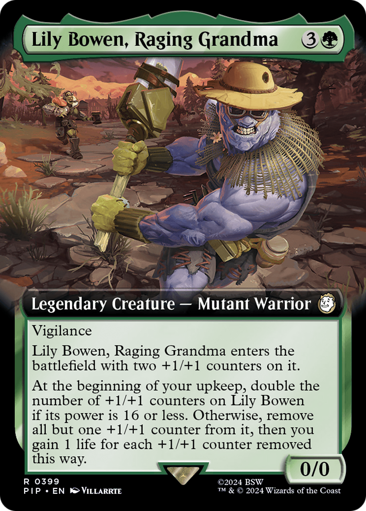 Lily Bowen, Raging Grandma (Extended Art) [Fallout] | D20 Games