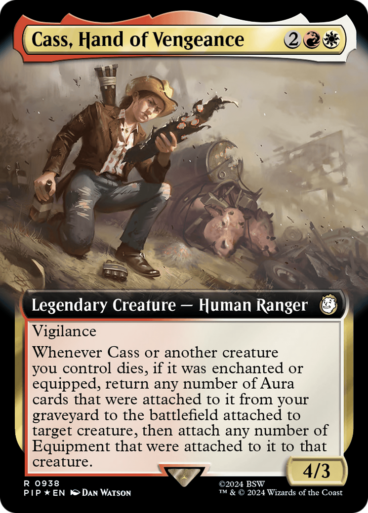 Cass, Hand of Vengeance (Extended Art) (Surge Foil) [Fallout] | D20 Games