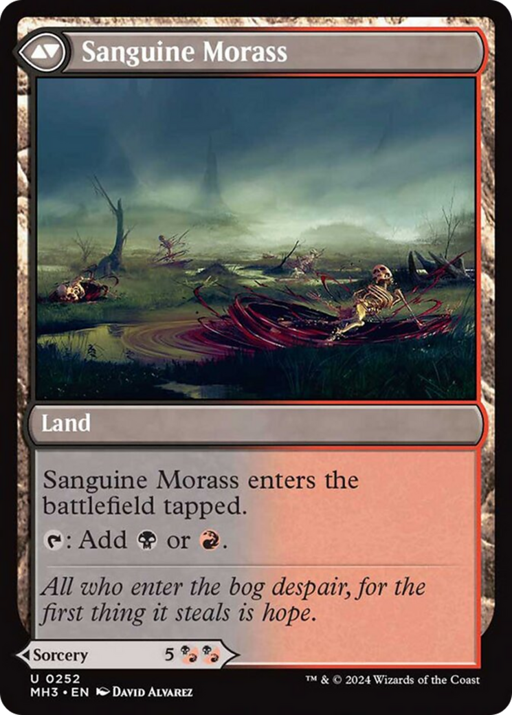 Bloodsoaked Insight // Sanguine Morass [Modern Horizons 3] | D20 Games