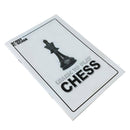 WE Games Best Value Tournament Chess Set - 20 inch: Black