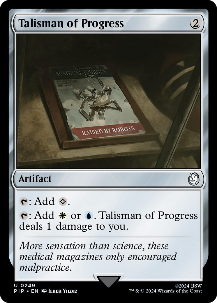 Talisman of Progress [Fallout] | D20 Games