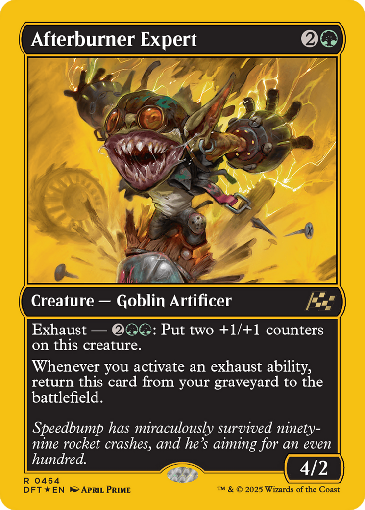 Afterburner Expert (First-Place Foil) [Aetherdrift] | D20 Games