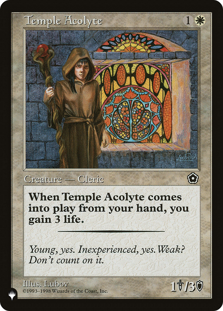 Temple Acolyte [The List Reprints] | D20 Games