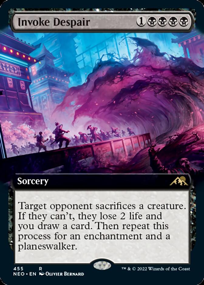 Invoke Despair (Extended Art) [Kamigawa: Neon Dynasty] | D20 Games
