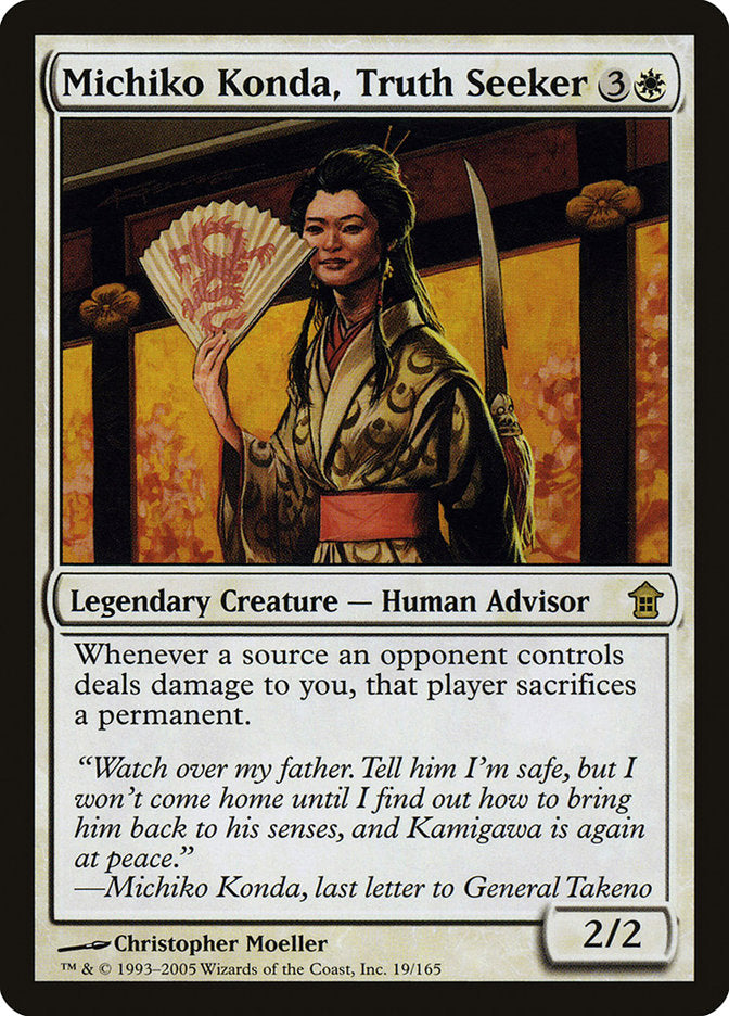 Michiko Konda, Truth Seeker [Saviors of Kamigawa] | D20 Games