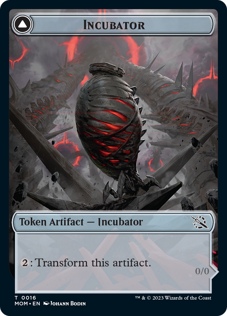 Incubator // Phyrexian (16) Double-Sided Token [March of the Machine Tokens] | D20 Games