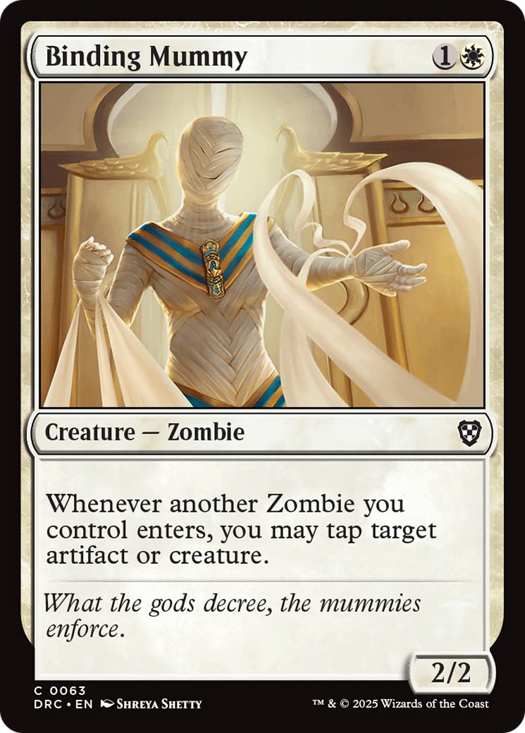 Binding Mummy [Aetherdrift Commander] | D20 Games