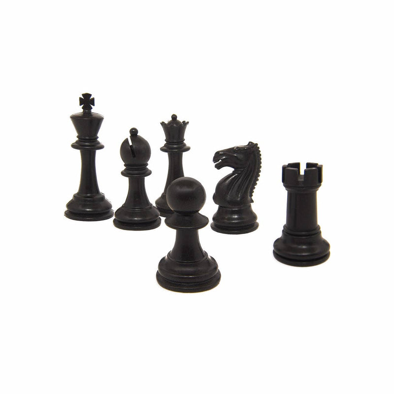 WE Games Best Value Tournament Chess Set - 20 inch: Black