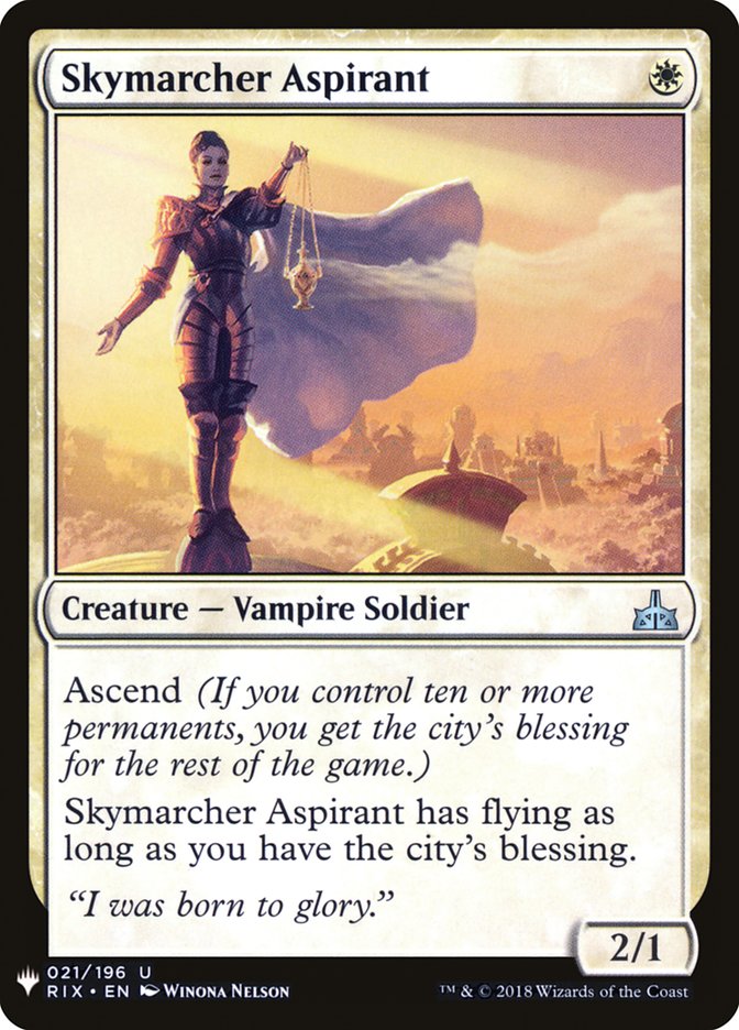 Skymarcher Aspirant [Mystery Booster] | D20 Games