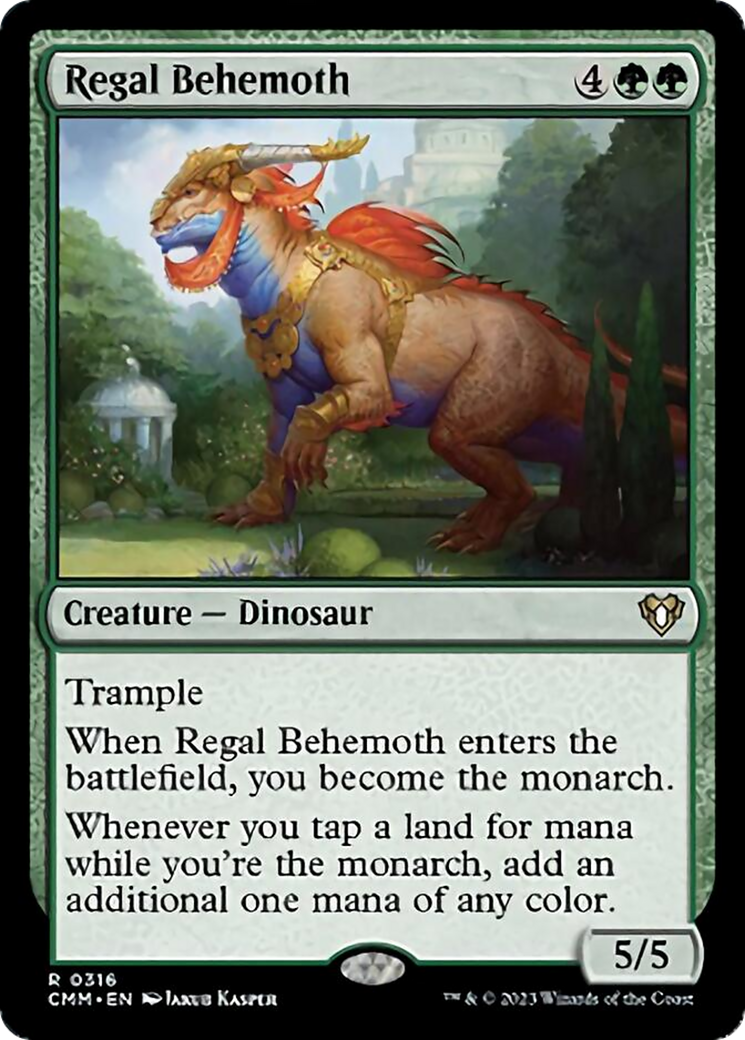 Regal Behemoth [Commander Masters] | D20 Games