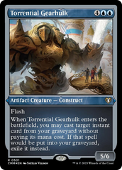 Torrential Gearhulk (Foil Etched) [Commander Masters] | D20 Games