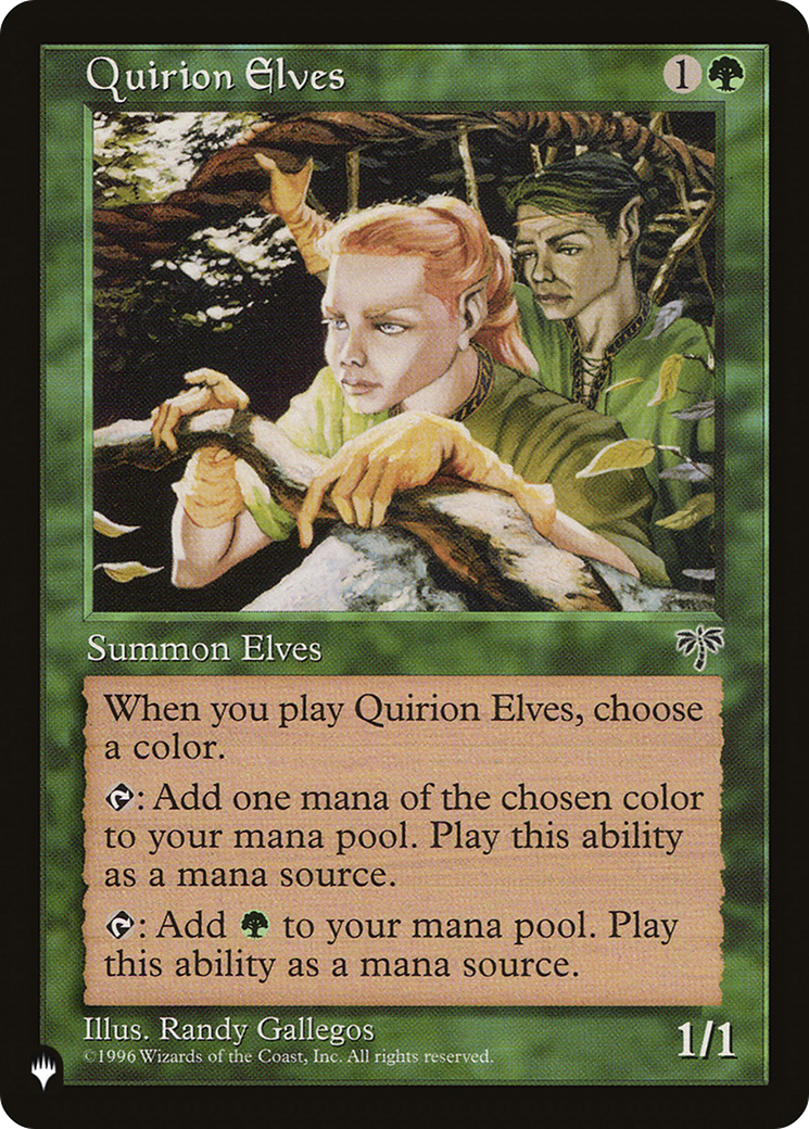 Quirion Elves [The List] | D20 Games