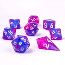 Wyrmforged Rollers - Rounded Edge 8 Piece Polyhedral Dice set - Fairy Farts