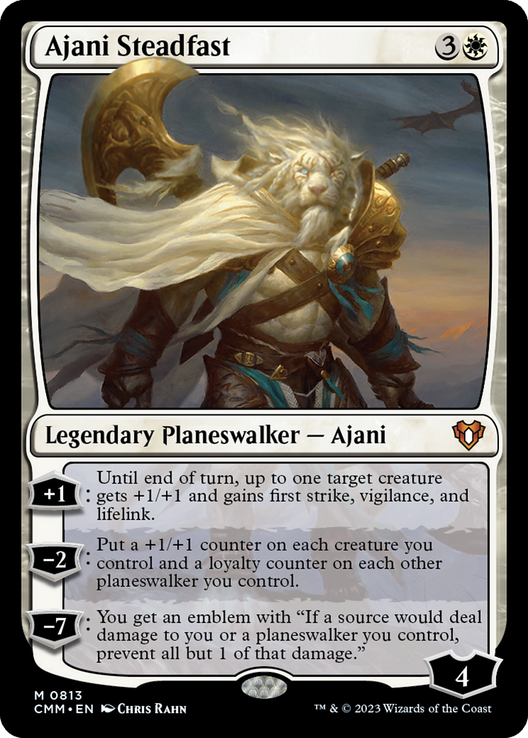 Ajani Steadfast [Commander Masters] | D20 Games