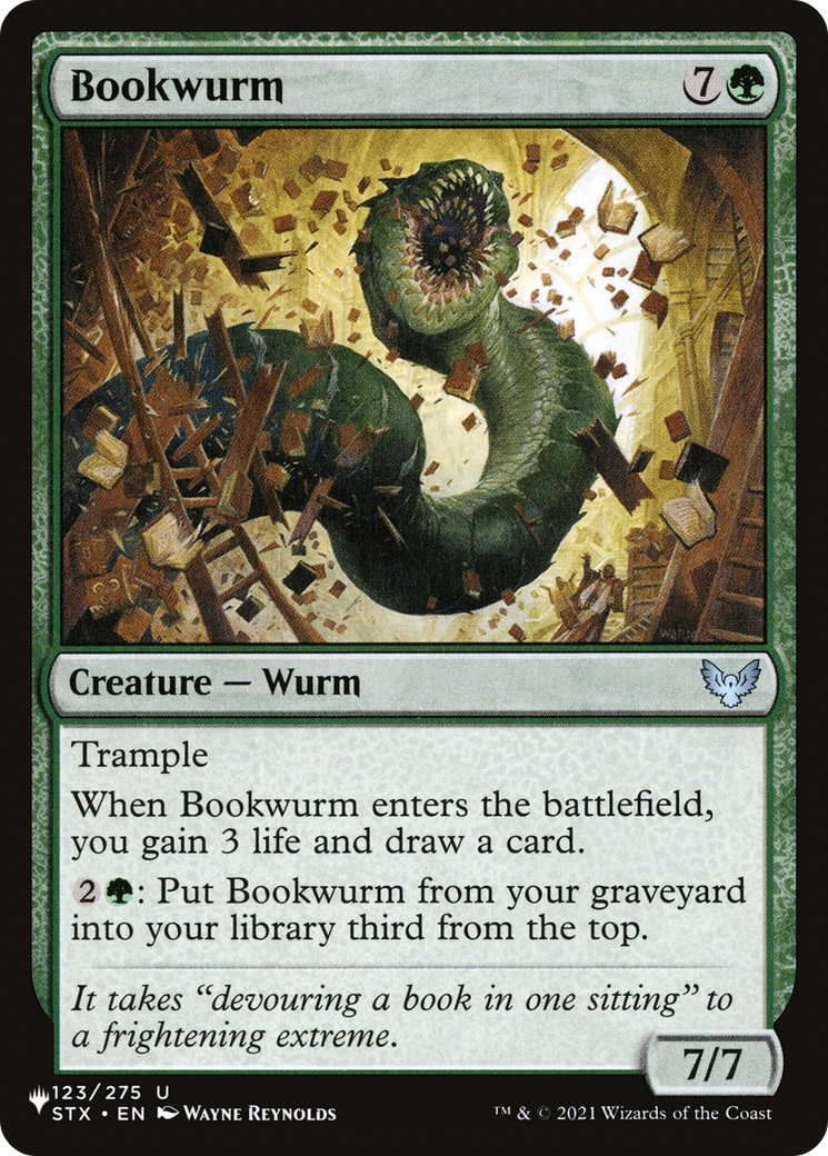 Bookwurm [The List] | D20 Games