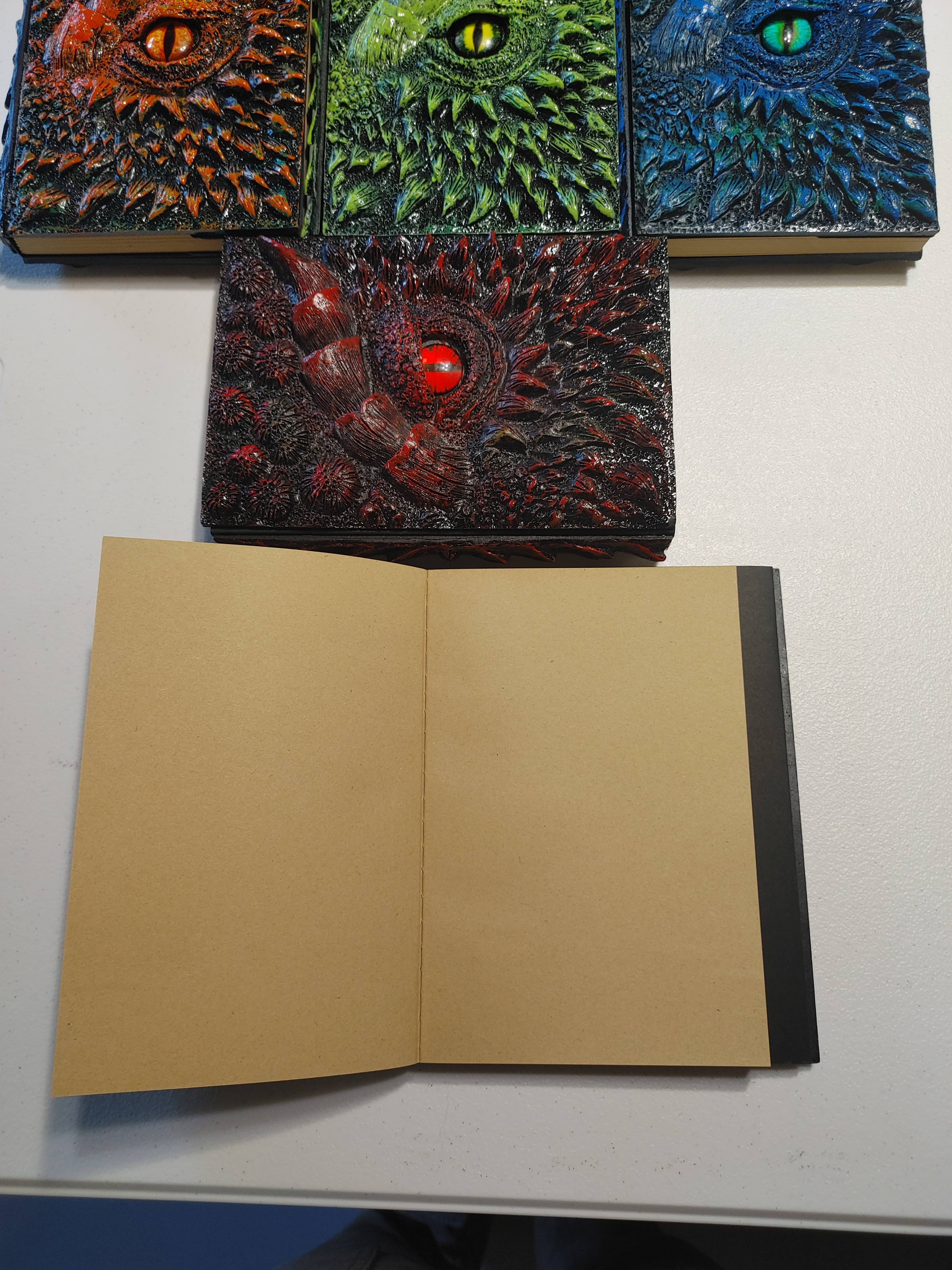 3D Dragon Journal (Resin): Green | D20 Games