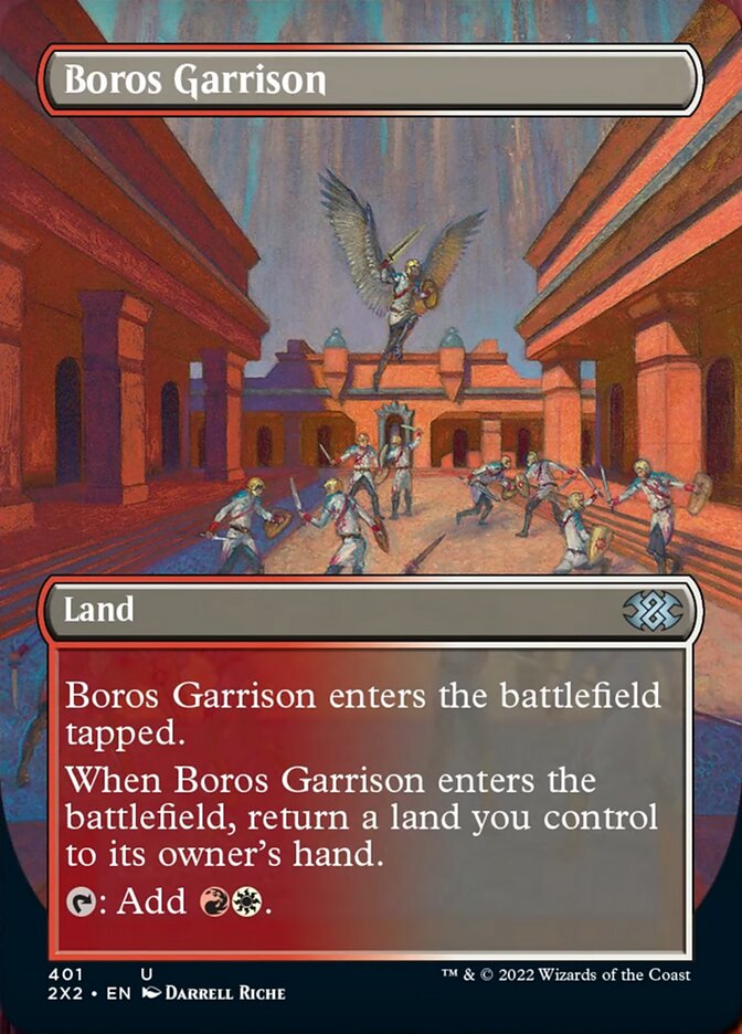 Boros Garrison (Borderless Alternate Art) [Double Masters 2022] | D20 Games