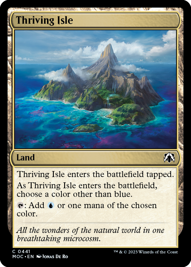 Thriving Isle [March of the Machine Commander] | D20 Games