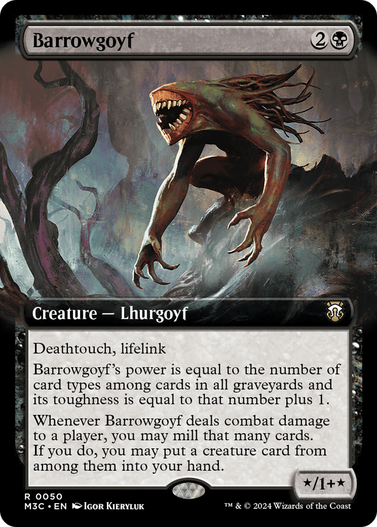 Barrowgoyf (Extended Art) [Modern Horizons 3 Commander] | D20 Games