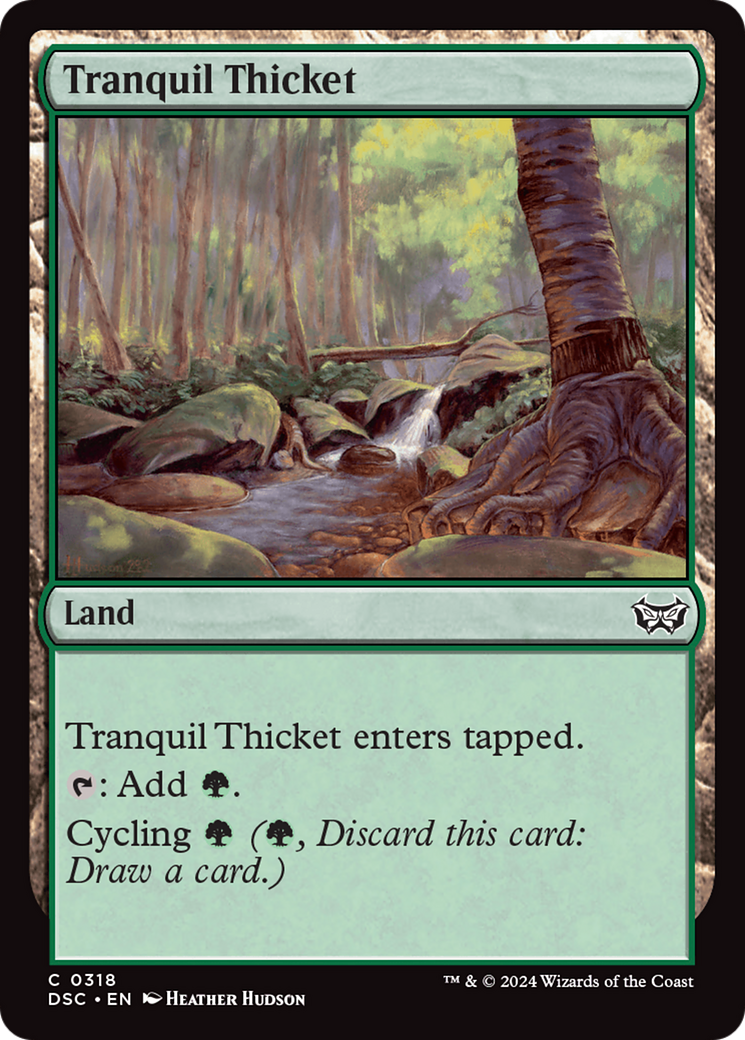 Tranquil Thicket [Duskmourn: House of Horror Commander] | D20 Games