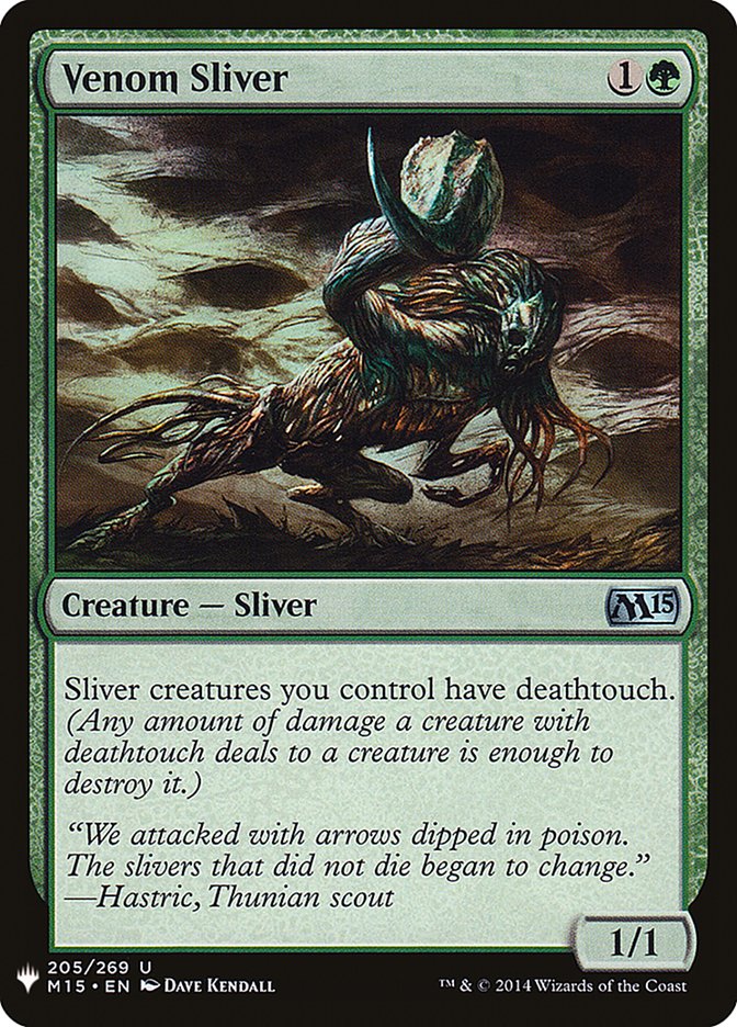 Venom Sliver [Mystery Booster] | D20 Games