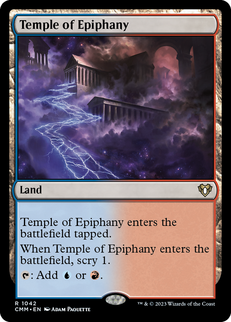 Temple of Epiphany [Commander Masters] | D20 Games