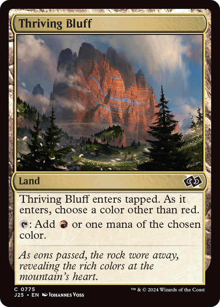 Thriving Bluff [Foundations Jumpstart] | D20 Games