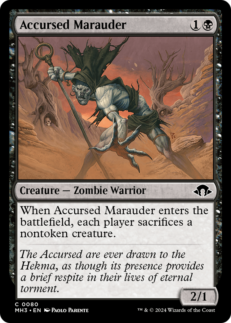 Accursed Marauder [Modern Horizons 3] | D20 Games