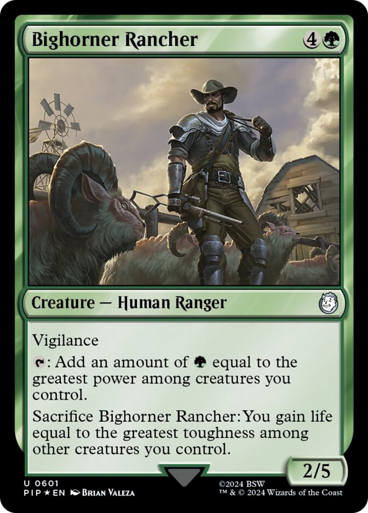 Bighorner Rancher (Surge Foil) [Fallout] | D20 Games