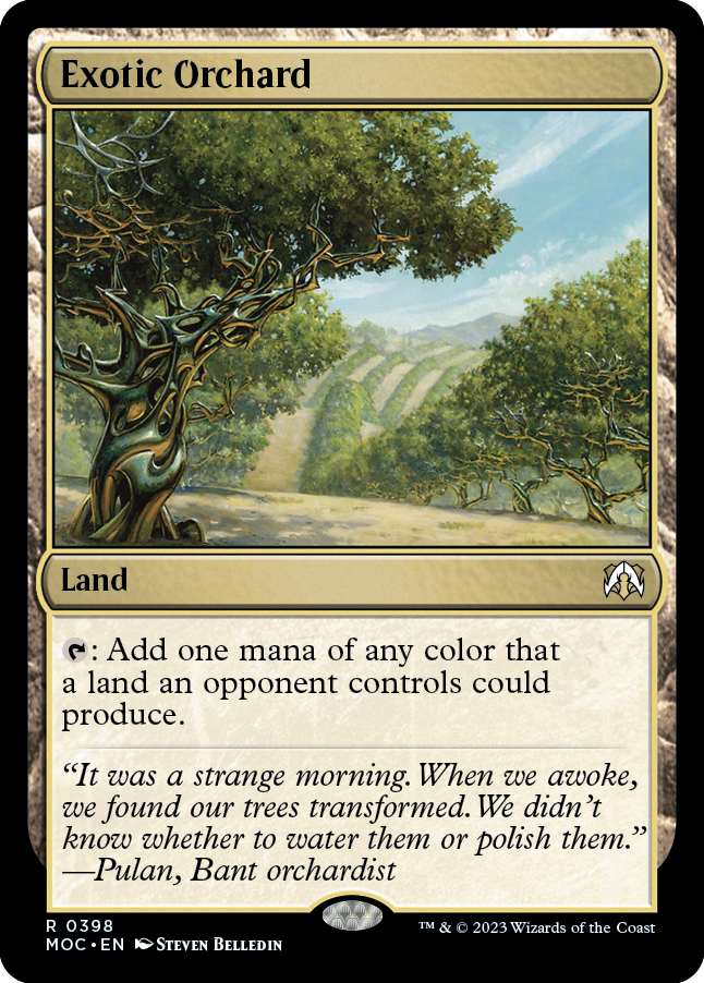 Exotic Orchard [March of the Machine Commander] | D20 Games