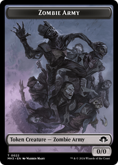 Zombie Army // Energy Reserve Double-Sided Token [Modern Horizons 3 Tokens] | D20 Games