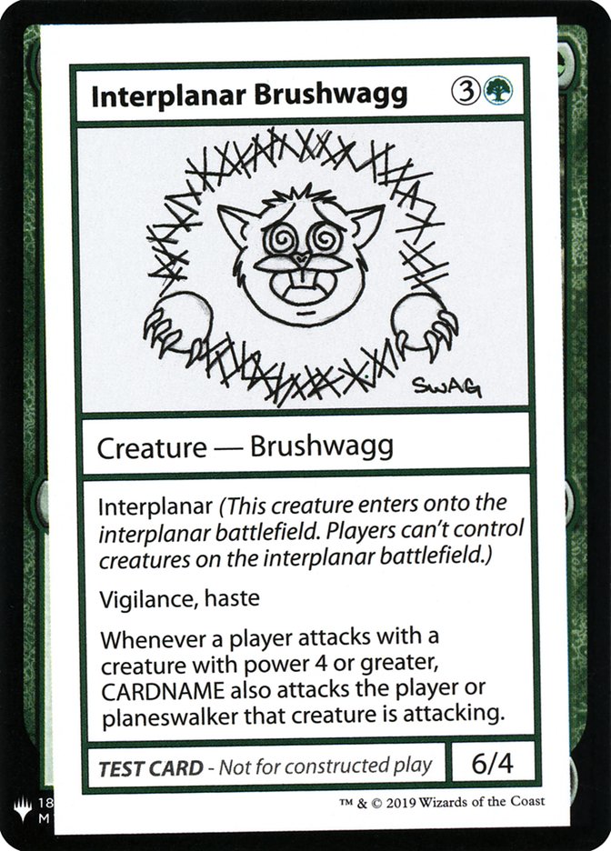 Interplanar Brushwagg [Mystery Booster Playtest Cards] | D20 Games