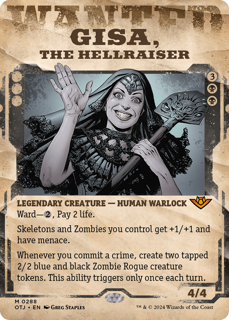Gisa, the Hellraiser (Showcase) [Outlaws of Thunder Junction] | D20 Games