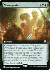 Wurmquake (Extended Art) [Phyrexia: All Will Be One Commander] | D20 Games