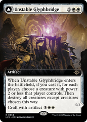 Unstable Glyphbridge // Sandswirl Wanderglyph (Extended Art) [The Lost Caverns of Ixalan] | D20 Games