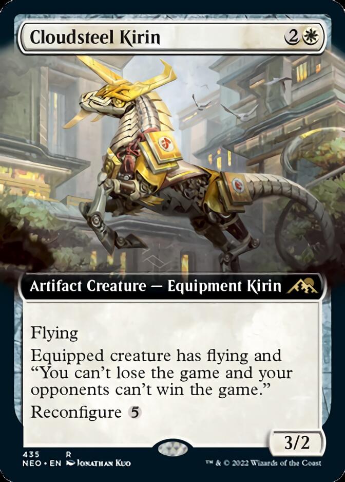 Cloudsteel Kirin (Extended Art) [Kamigawa: Neon Dynasty] | D20 Games