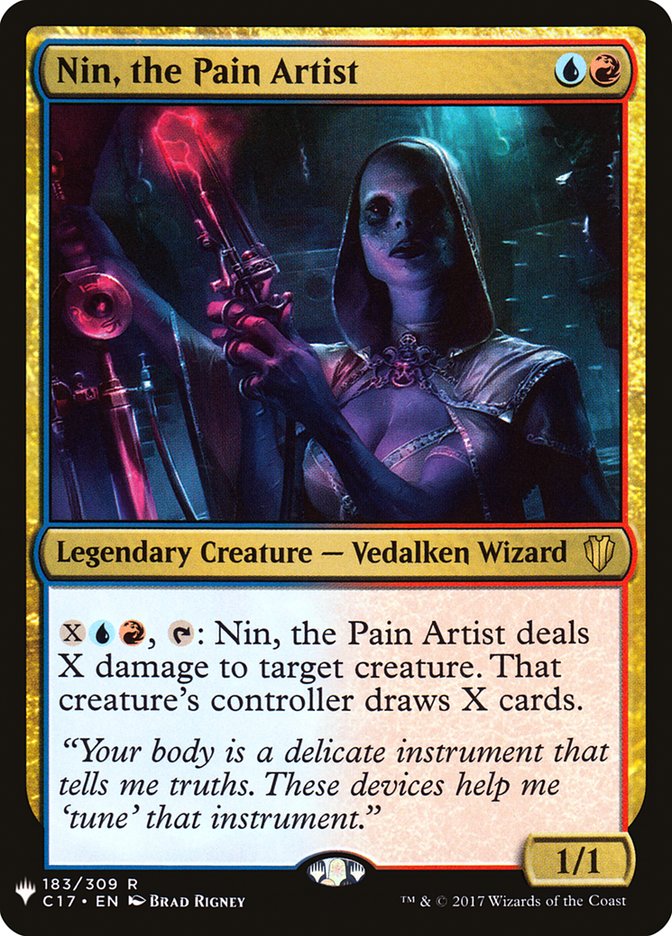 Nin, the Pain Artist [The List] | D20 Games